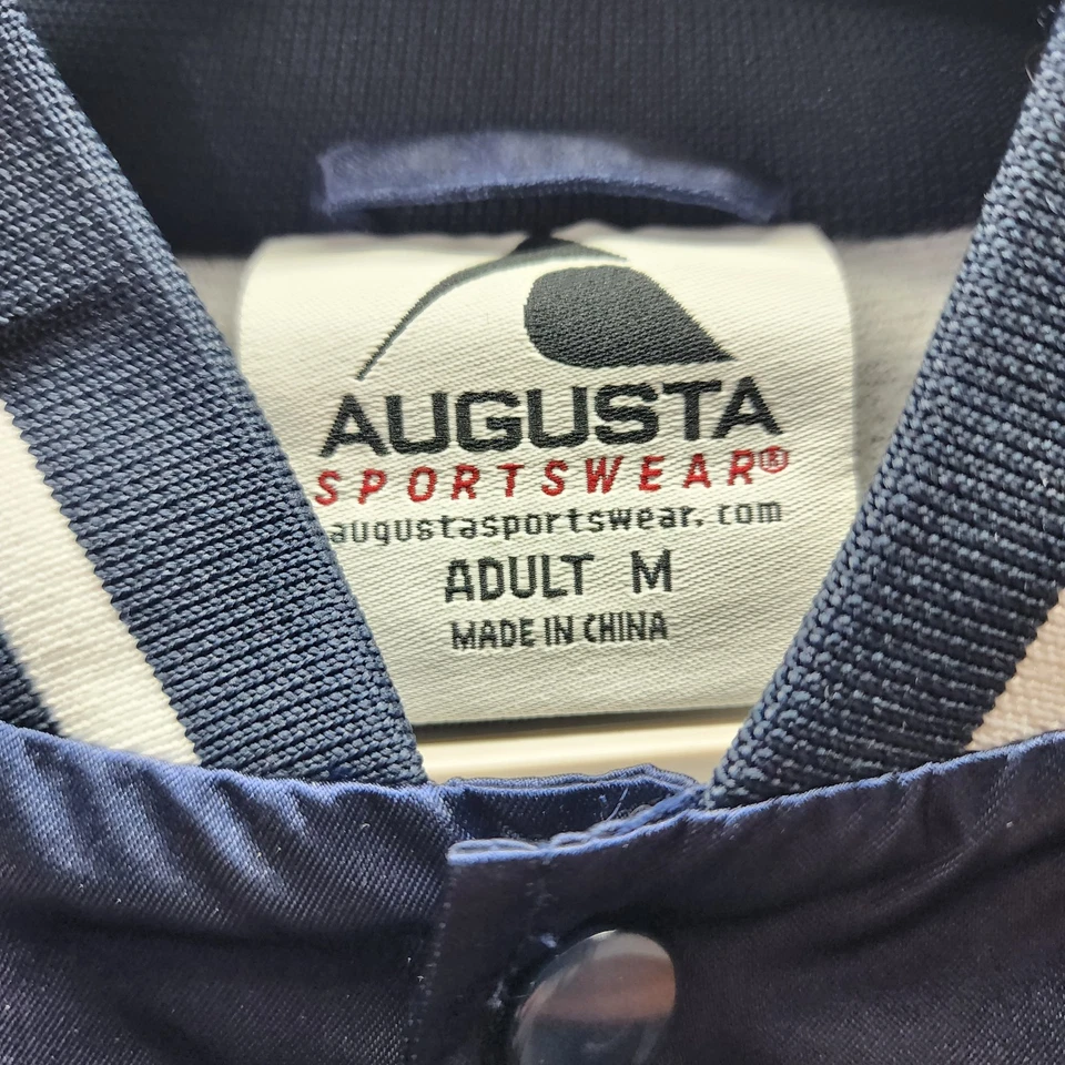 Hunter Hayes Augusta Sportswear атласная куртка для взрослых M 80-х стиль синий - Изображение 4 из 4