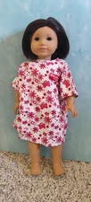 American Girl Doll Asian 2014 GOTY Joss friend Sophie with AG hospital gown