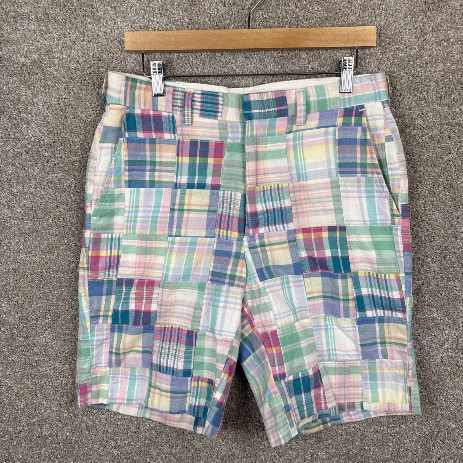 Pendleton Plaid Patchwork 10” Shorts Men’s Size 3… - image 1