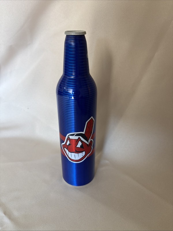 Chief Wahoo Cleveland Indians Bud Light Aluminum 16oz Empty Beer Can