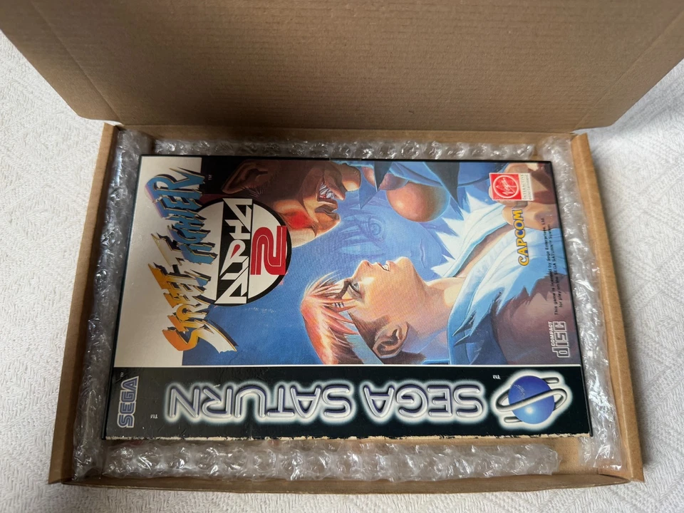 Street Fighter Alpha 2 Sega Saturn - UK PAL GC CIB - High Quality Packing - Image 3 of 4