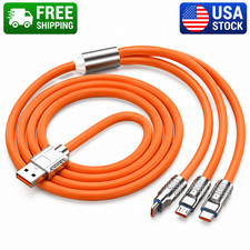 3 in 1 Fast Charging Cable Cell Phone Charger Cord For iPhone Type C Micro USB