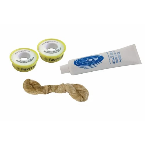 Fermit-Set Neo Fermit 150 g Tube, 50 g Mazzoni-Flachs Zopf und 2 x Teflonband FR