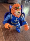 Vintage TMNT King Lionheart Action Figure 1992 Playmates Toys Ninja Turtles Cape