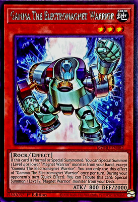 Gamma The Electromagnet Warrior MZMU-EN082