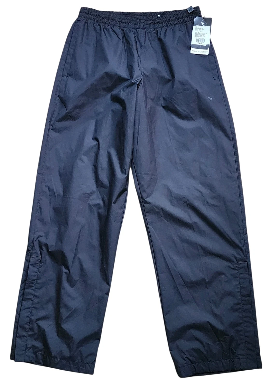 Tommy Armour Water-Resistant Pants Black Caviar Size Small Golf Rain Wind