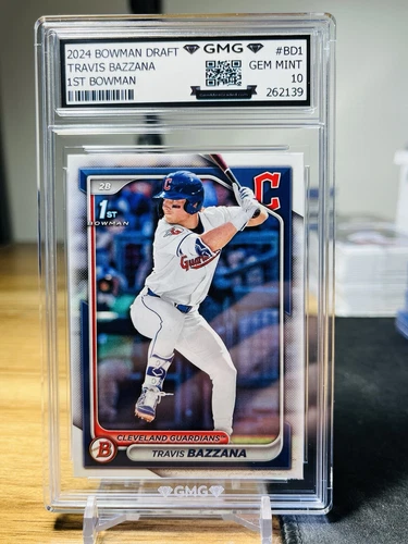 2024 Bowman Draft Travis Bazzana 1st Bowman GMG Graded 10 Gem Mint ? Rookie RC
