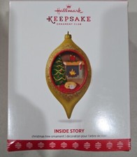 Inside Story Dog Christmas Ornament Hallmark Keepsakes 2017 Member Exclusive NIB