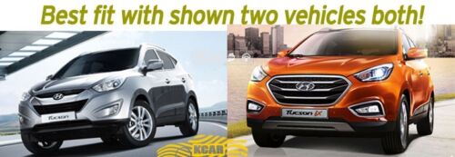 Acrylic Bonnet Guard Garnish Deflector D-650 Black for Hyundai Tucson 2010~15 - Picture 3 of 12