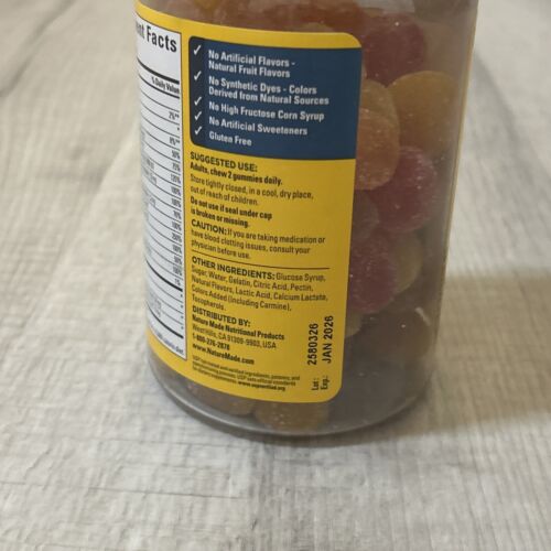 Nature Made Men's Multivitamin + Omega-3 Gummies, 80 Gummies, Exp 04/2026 - Picture 19 of 20