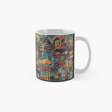Resolution, future pattern, year 2025 16 Classic Mug , Gift For Family