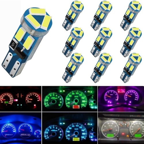 T5 LED Auto Glühbirnen für Innenraum Gauge Cluster Dashboard Instrument 10Stücke