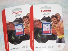 2-Pack Dane-Elec  2GB  SD Secure Digital Memory Card