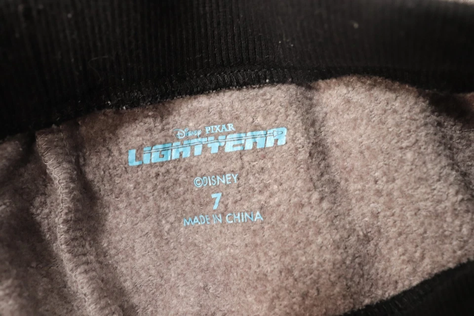 Pantalones deportivos Disney Lightyear grises para niños Star Command talla 7 Foto 4 de 4