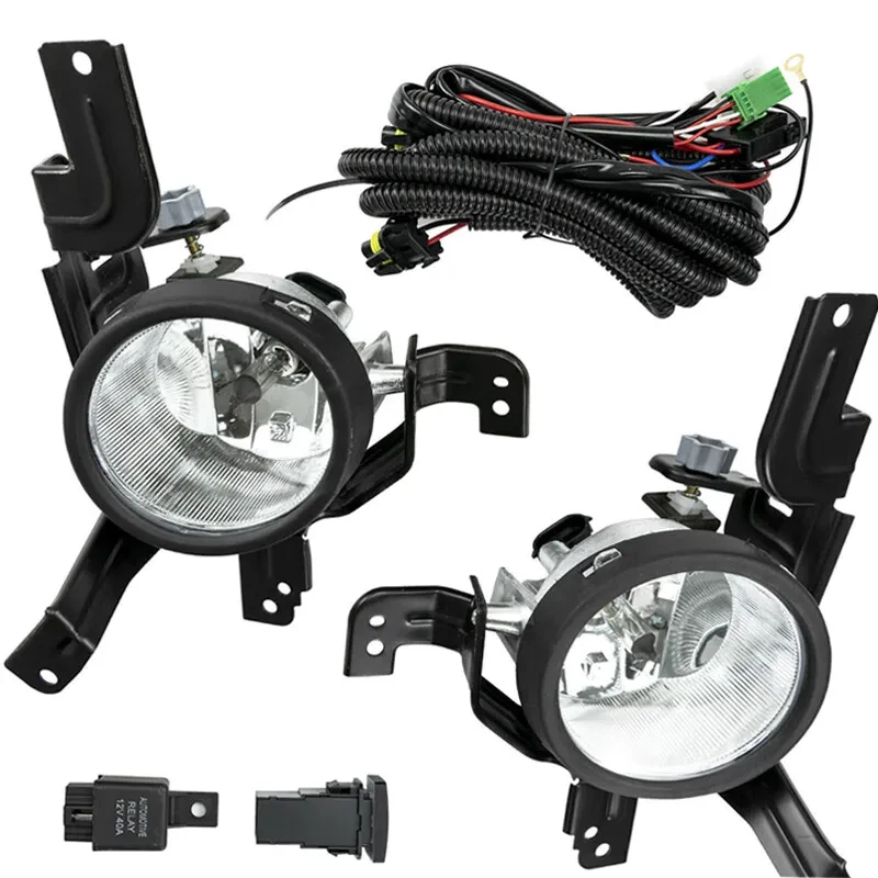 Faro antiniebla parachoques izquierdo+derecho con bisel+interruptor para Honda CRV CR-V 2007-2009 Foto 4 de 4