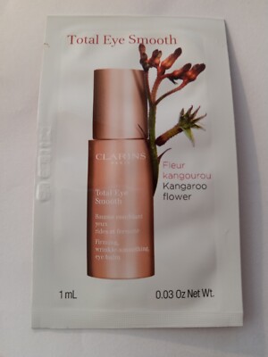 Clarins Total Eye Smooth Anti Age Augenpflege Balsam gegen Augenringe 1 ml Probe