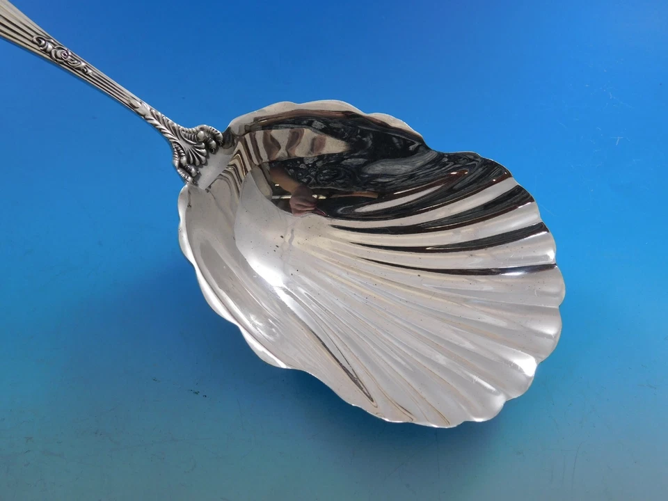 Georgian by Towle Plata Esterlina Galleta Cuchara Cuenco 8 1/4" Servidor De Colección Foto 2 de 4