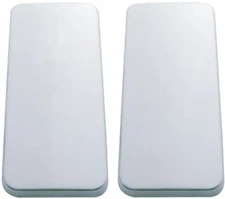 Peterbilt Pete Sleeper Air Vent Door Covers Stainless Steel Set Pacific # 20518