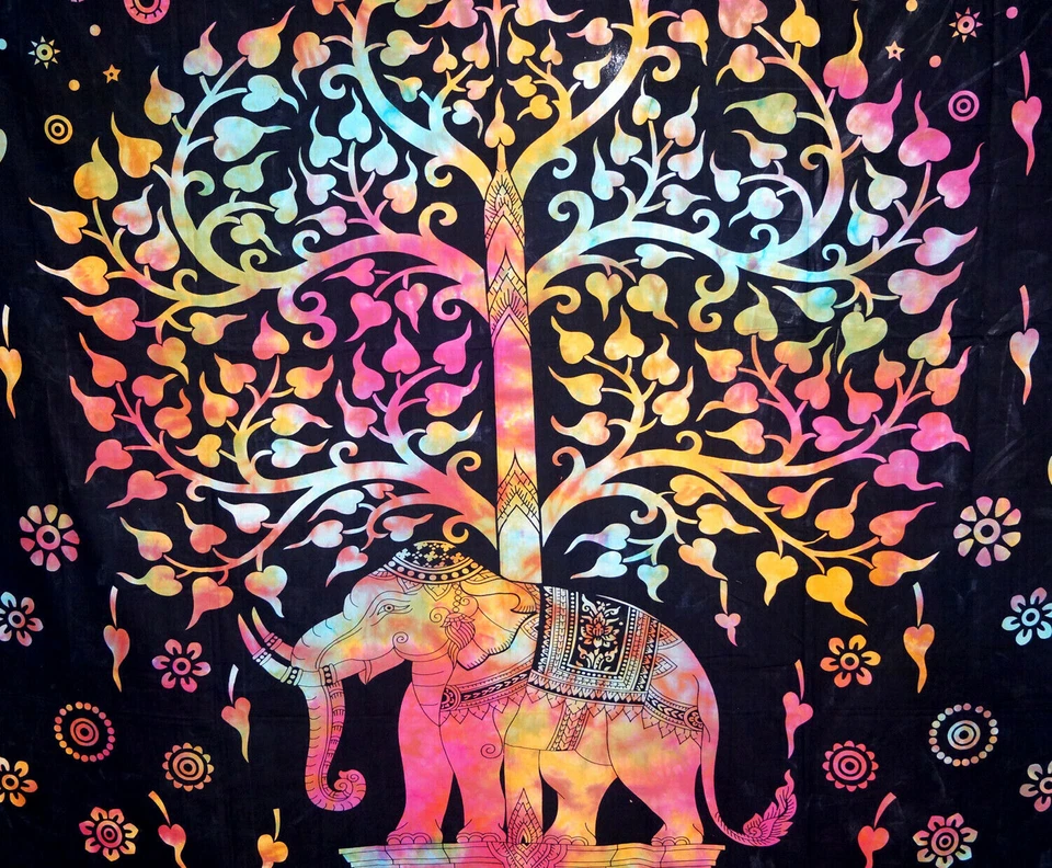 Set of Bedding Double/King Quilt Duvet Cover Mandala Hippie Gypsy Indien cover - Image 3 of 3