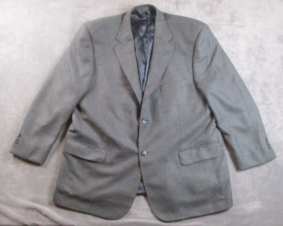 Pronto Uomo Lanificio Di Pray Blazer Men 50R Gray Silk Wool 2