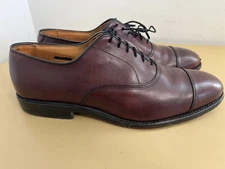Allen Edmonds 5875 Park Avenue, Burgundy Leather Shoes, Men's Sz US 8.5 D