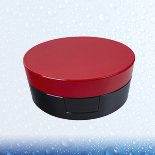 Round Cream Box Makeup Foundation Box with Mirror Red Pressed Powder Box - Picture 6 of 9