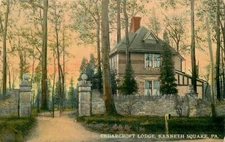 Postcard Gate House / Architecture Collection #913 - Kenneth Square, PA