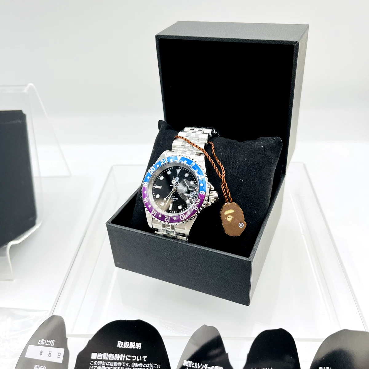 A BATHING APE BAPE Wrist Watch Men's BAPEX TYPE 2 New with