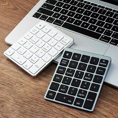 Numeric Keypad Numpad Rechargeable Bluetooth-compatible 28-Key External Keyboard