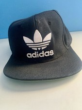 Adidas Originals Black Trefoil Snapback Trucker Hat