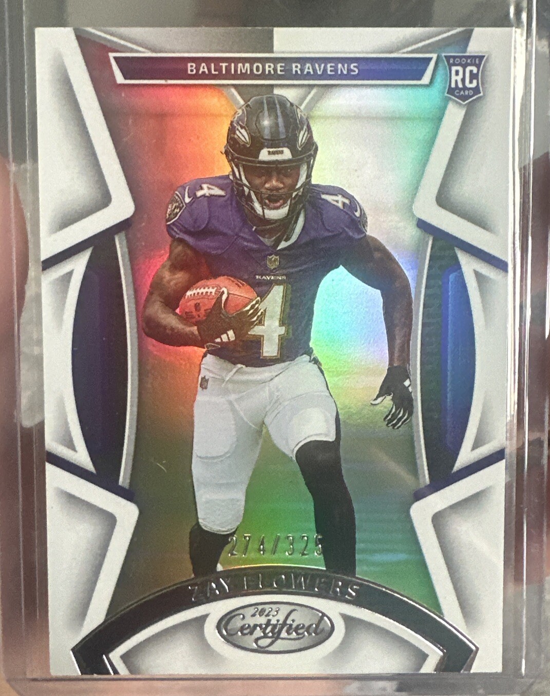 2023 Panini Certified Zay Flowers Refractor RC /325