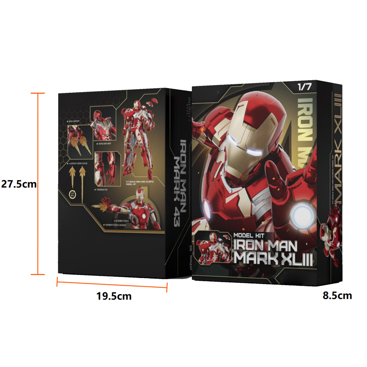 HiPlay Fondjoy, Iron Hero MK43, 1/7 Scale Collectible Assembly