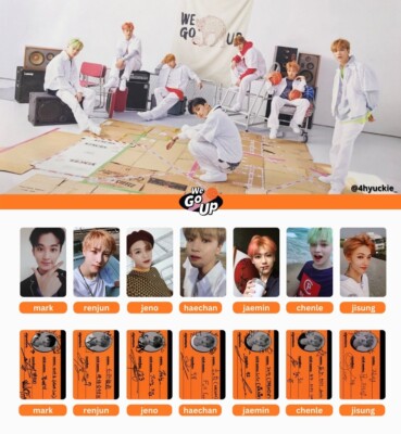 NCT DREAM THE 2rd MINI ALBUM 'WE GO UP' OFFICIAL PHOTOCARD ALBUM