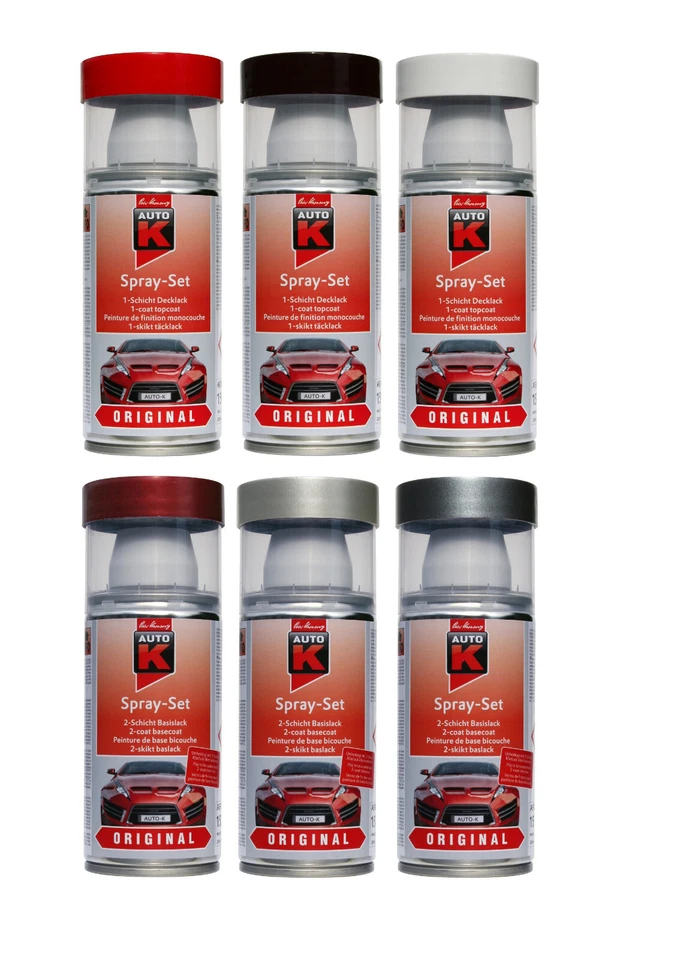 Autolack Auswahl für VW / Audi Auto-K Spray Lackspray 150ml