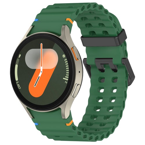 Wodoodporny pasek oceaniczny do Galaxy Watch 7/6/5/4 bez luki miękki silikonowy pasek sportowy - Zdjęcie 80 z 111