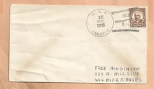 U.S.S  CANOPUS NOV 18,1936 PHILIPPINES NAVAL COVER
