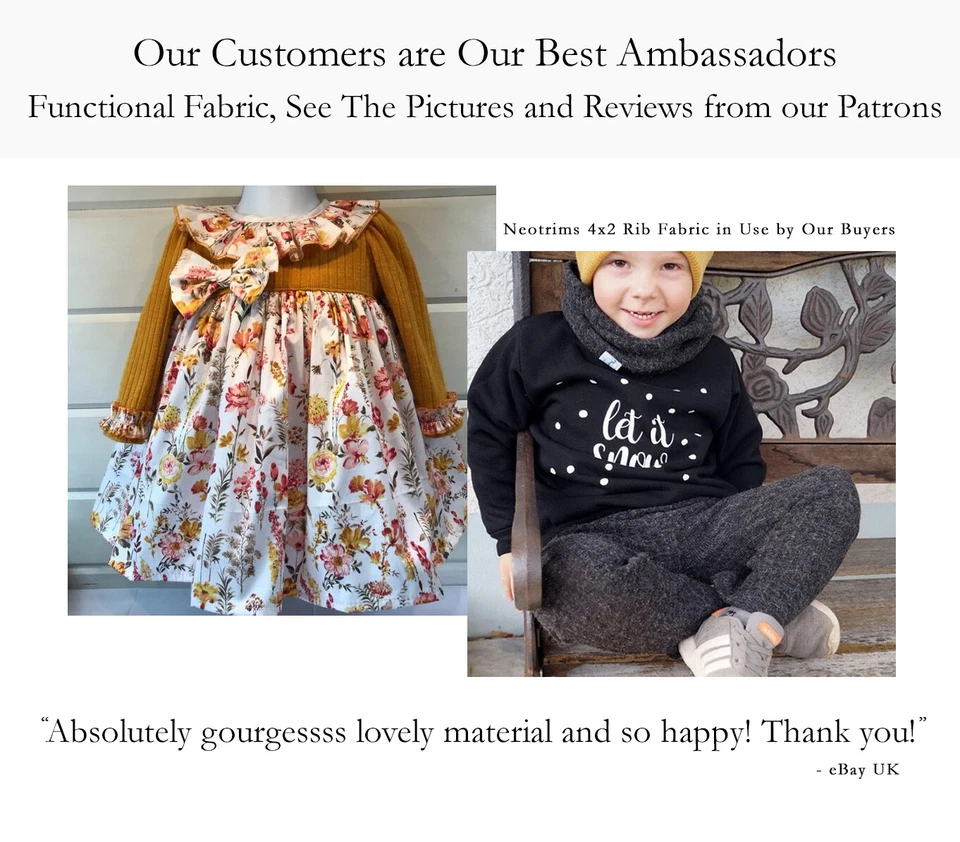 Jersey Fabric Rib Knit 4x2 Ribbed Dressmaking Stretch Material 19 Fashion Colors - Image 4 of 4