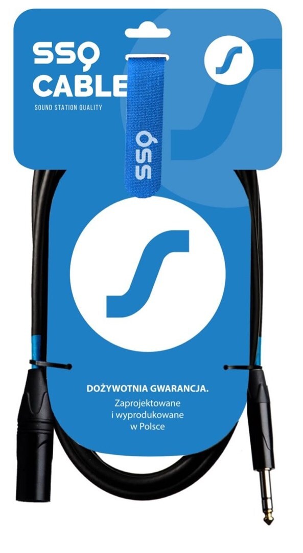 5907688758559 SSQ JSXM10 SS-1462 Кабельный разъем Стерео - XLR с 3-контактным разъемом Mnnlich длиной 10 м 7890₽