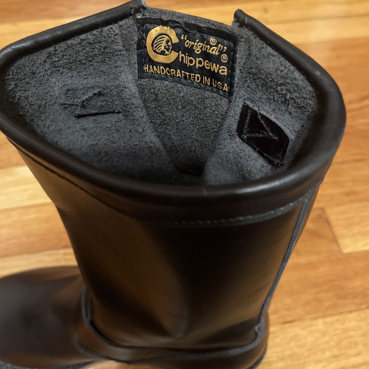 Chippewa Crazy Horse Engineer Women's Size 8M Black Leather Chippewa Crazy Horse Engineer Women's Size 8M Black Leather