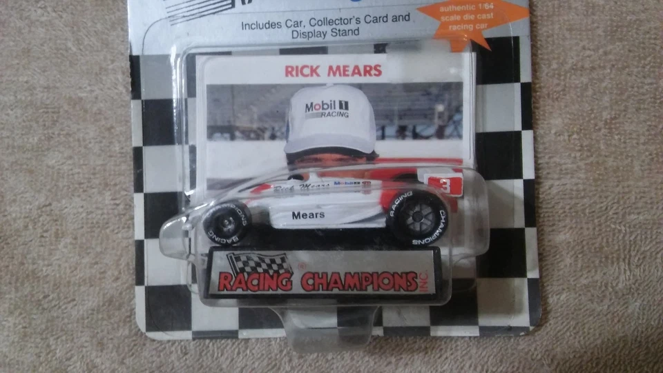 Racing Champions 1991 Rick Mears #3 Mobil1 Indy Car 1/64 diecast limitado Foto 2 de 3
