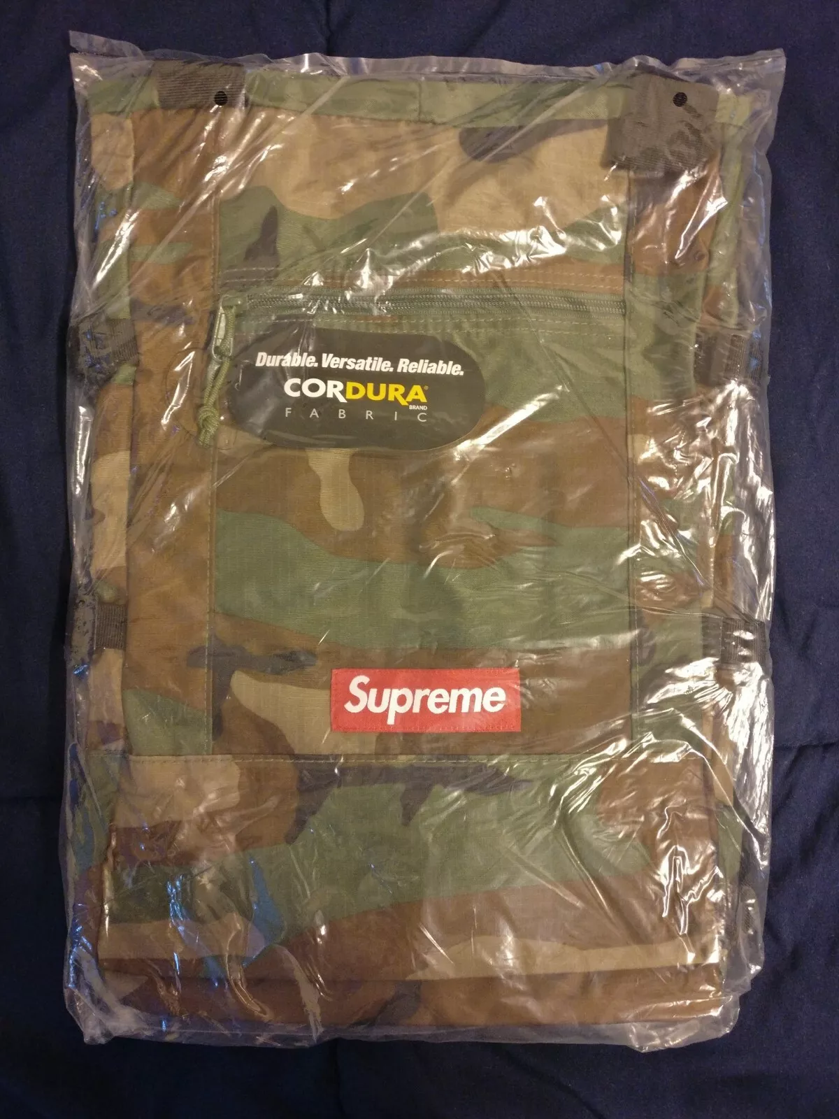Sac à dos fourre tout camouflage Supreme Woodland S/S 2019 flambant neuf 100 % authentique NEUF DS