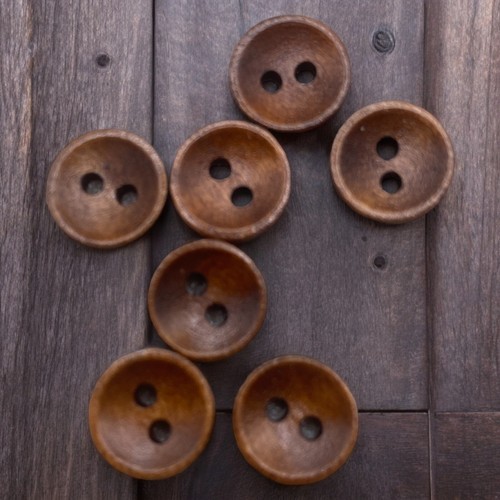 10mm Brown Wooden Buttons Oval Shape 2 Hole Baby Knitting Sewing - Picture 14 of 20