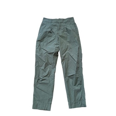Everlane Put-Together Pleated Taper Pant Women Olive Green High Rise SIZE 2
