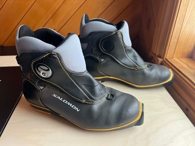 SALOMON e6 SNS PROFIL Cross Country Ski Boots Size 42 US 8.5 MEN'S Skis
