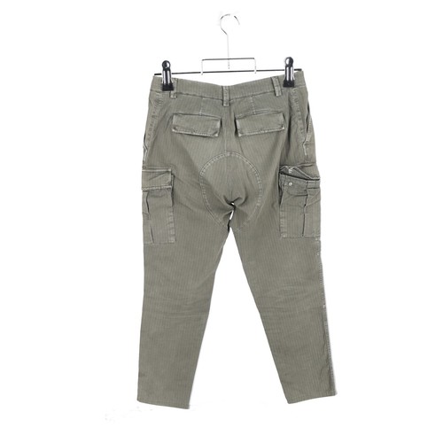 Brunello Cucinelli Cargo Pocket Trousers In Cotton Men Olive Size 50 - Picture 8 of 9