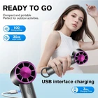 Portable Handheld Turbo Fan 6000mAh with Ice Cooling Speed (1-100) Adjustable US