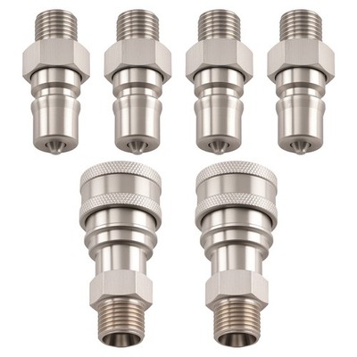 Hydraulic Fitting Kit for AGT Chinese Excavator M14-M16 Quick Connect 6 Pieces