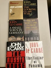 Lot 6 John Le Carre Books: Looking glass War, Small Town Germany, Spy Novels!