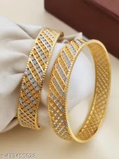 Indian Traditional Bollywood Gold plated Bangles Ethnic Bangle Sets for women