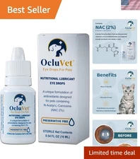 All-Natural Eye Drops for Pets - 2% N-Acetyl-L-Carnosine for Healthy Vision
